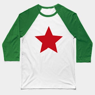 XHOZUCAN | STAR | red Baseball T-Shirt